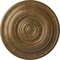 Ekena Millwork Niobe Ceiling Medallion (Fits Canopies up to 8 5/8"), Hand-Painted Rubbed Bronze, 18"OD x 1 1/2"P CM18NIRZS - alternate 1